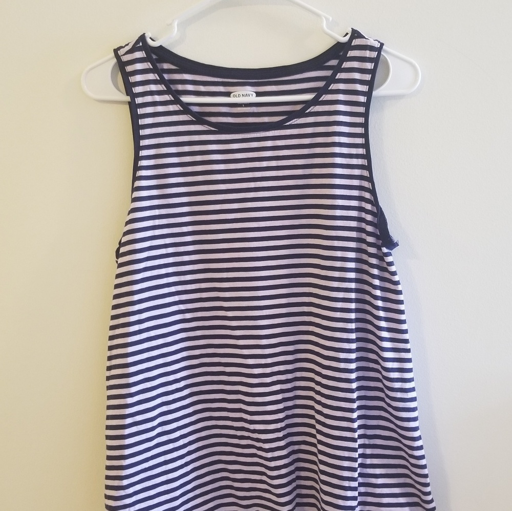 Light Pink and navy stripe shirt 03